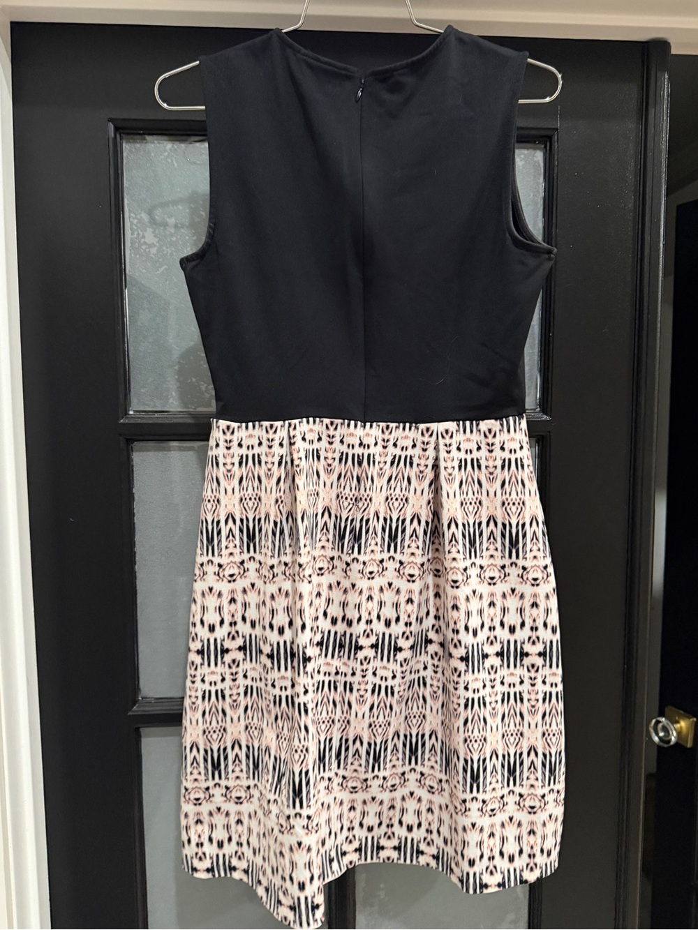 Cynthia Rowley Sleeveless Mini with Aztec Flare Bottom Size S